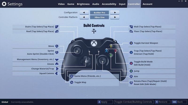 Builder Pro controls