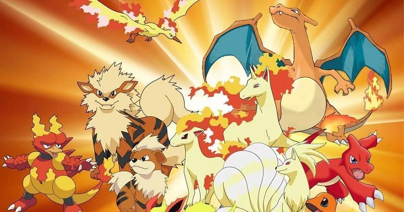 all fire pokemon