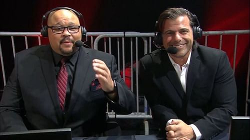 IMPACT Wrestling's latest commentary team.