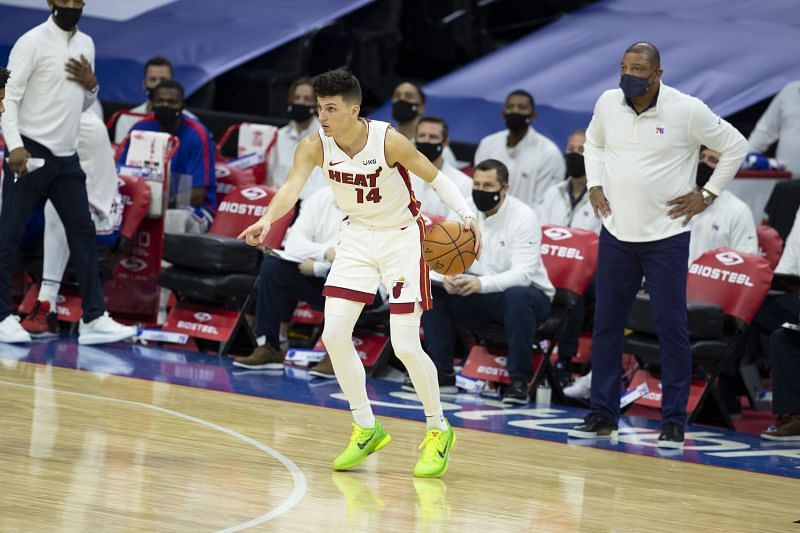 Tyler Herro #14 of the Miami Heat.