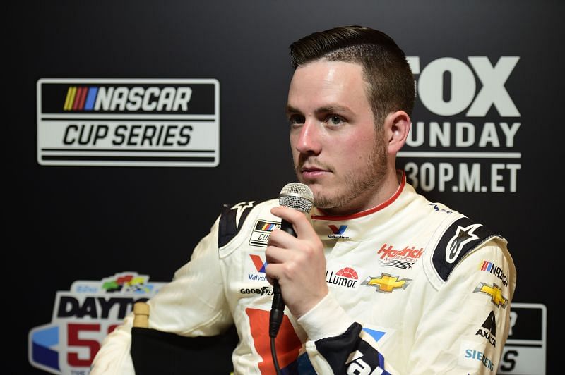 Alex Bowman at the 2020 Daytona 500 Media Day.&nbsp;(Photo by Jared C. Tilton/Getty Images)