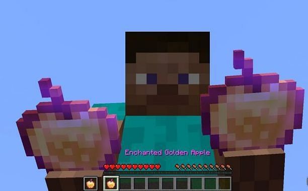 Enchanted golden apples are some of the most OP items in Minecraft
