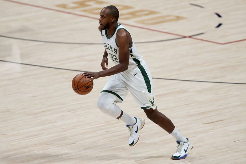 Khris Middleton #22 of the Milwaukee Bucks.