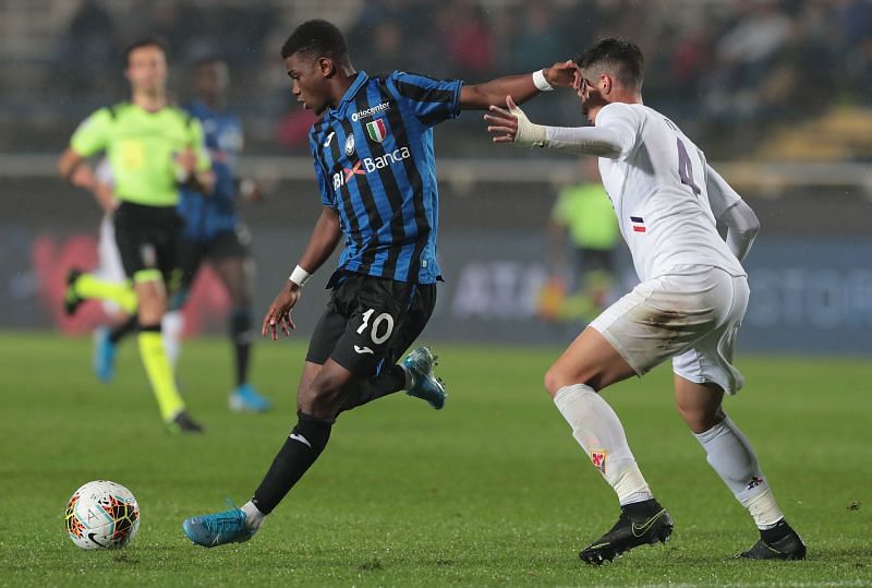 Amad Diallo in action for Atalanta
