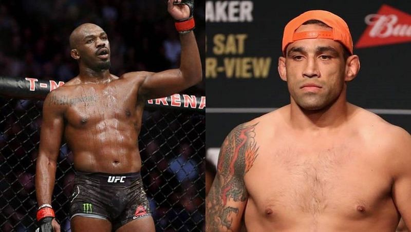 Jon Jones (left); Fabricio Werdum (right)