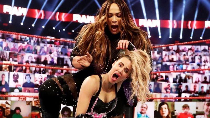 Nia Jax and Lana on WWE RAW