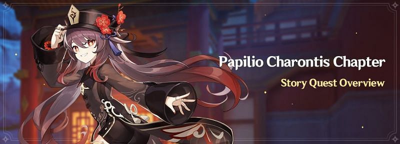 Hu Tao&#039;s story Quest &quot;Papilio Charontis&quot;