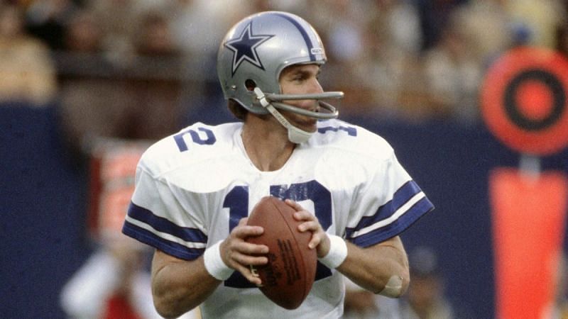 Roger Staubach of the Dallas Cowboys
