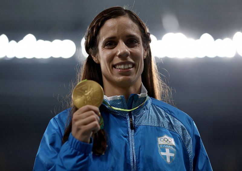 Ekaterini Stefanidi of Greece at the Rio 2016 Olympic Games