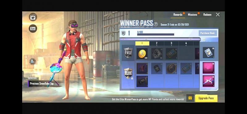 Winner Pass [Image via JK Gamer - PUBG Mobile Lite/YouTube]