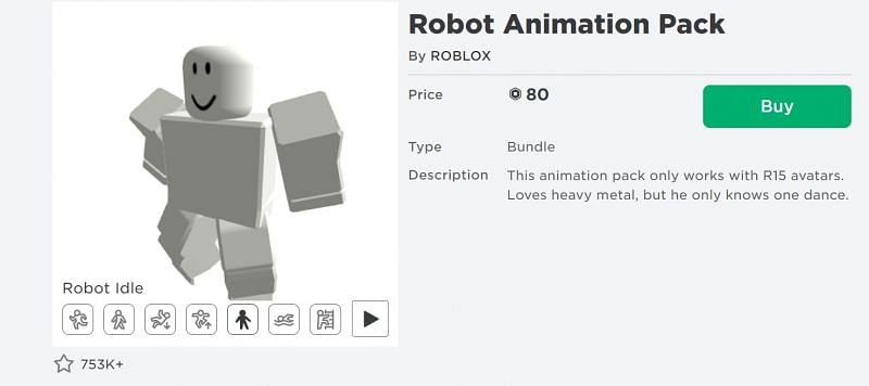 5 most favorited Avatar Animation Bundles on the Roblox Avatar Shop