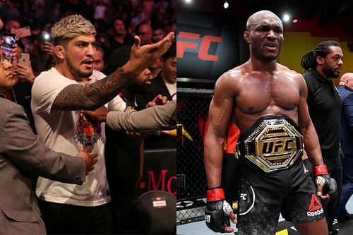 Dillon Danis (Left), Kamaru Usman (Right)