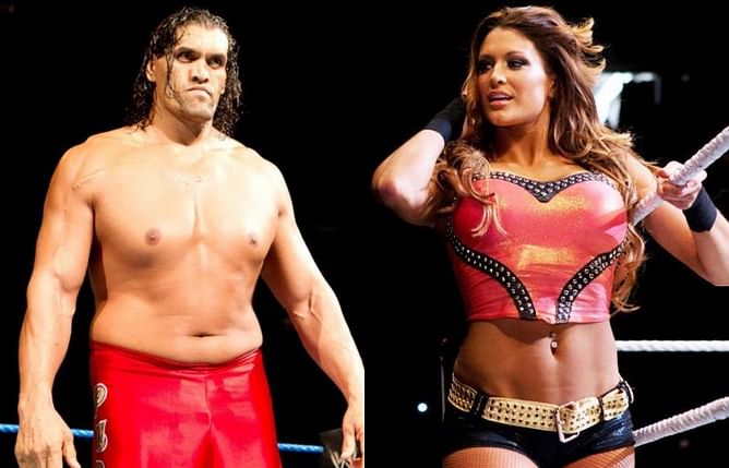 4 विमेंस Superstars जिनके साथ WWE में भारतीय दिग्गज The Great Khali टीम बनाकर मैच लड़ चुके हैं