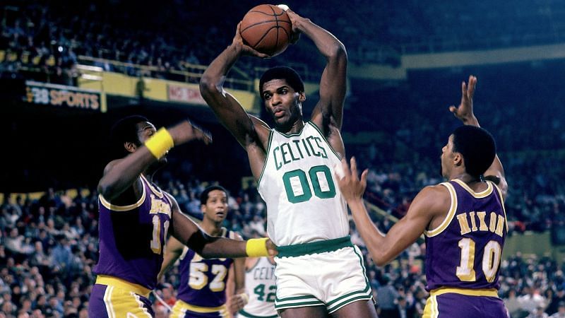 Parish during his successful tenure with the Boston Celtics.