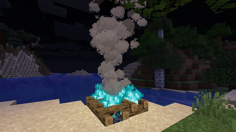  Soul campfire in Minecraft (Image via Minecraft)