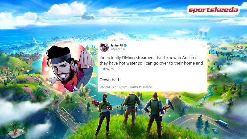 Texas Power Outage continues as SypherPK reveals his struggles (Image via Sportskeeda)