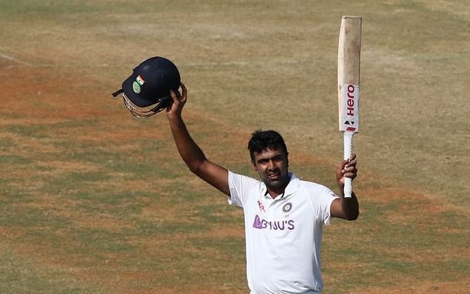 Watch: Local boy Ravichandran Ashwin brings up his 5th Test hundred