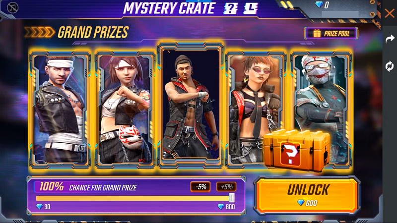 The Mystery Crate in Garena Free Fire