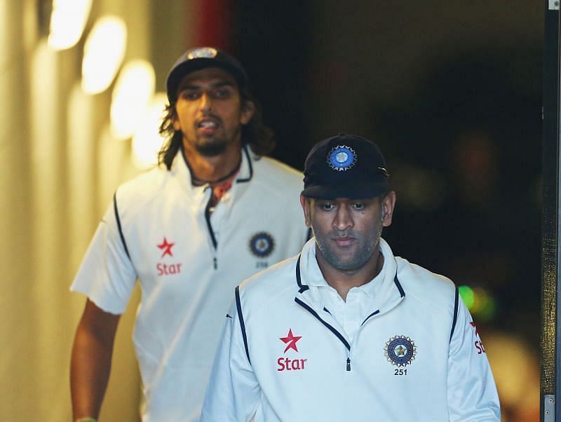 MS Dhoni and Ishant Sharma