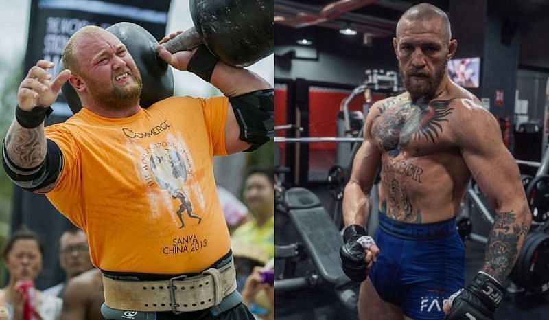 Thor Bjornsson and Conor McGregor