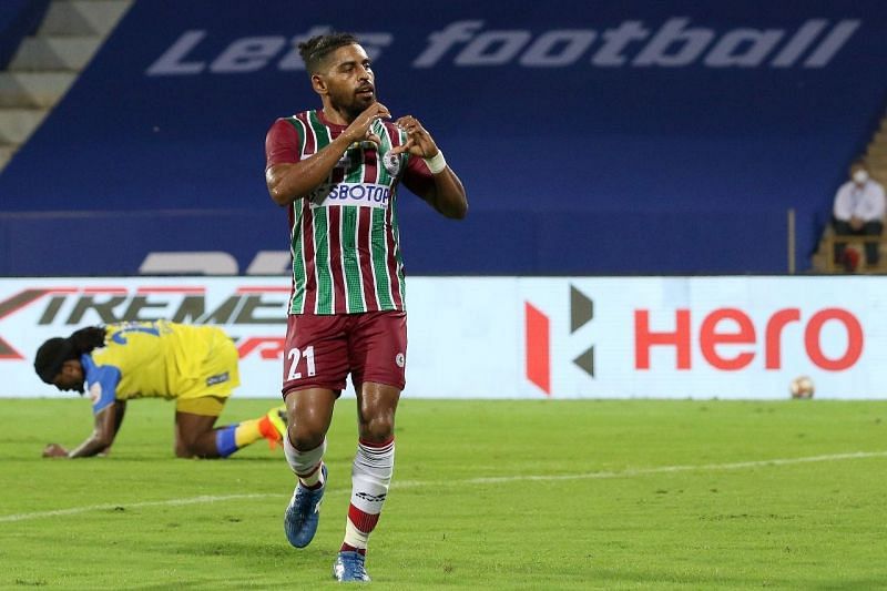 Roy Krishna scored a late brace to secure three points for ATKMB (Image courtesy: ISL)