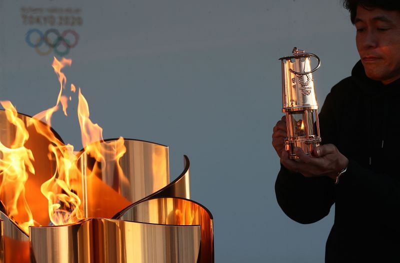 Olympic Flame for the Tokyo Olympics