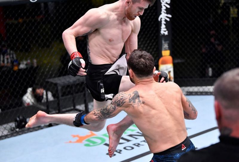 Cory Sandhagen knocked out Frankie Edgar with an insane flying knee.