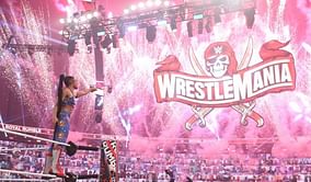 What happened backstage after Bianca Belair's Royal Rumble win?