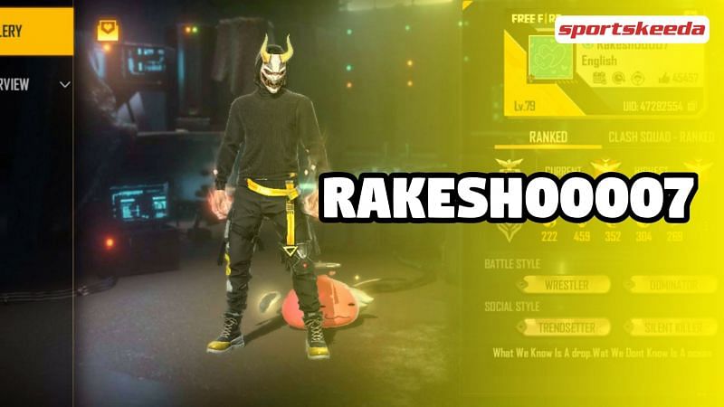 Rakesh00007&#039;s Free Fire ID