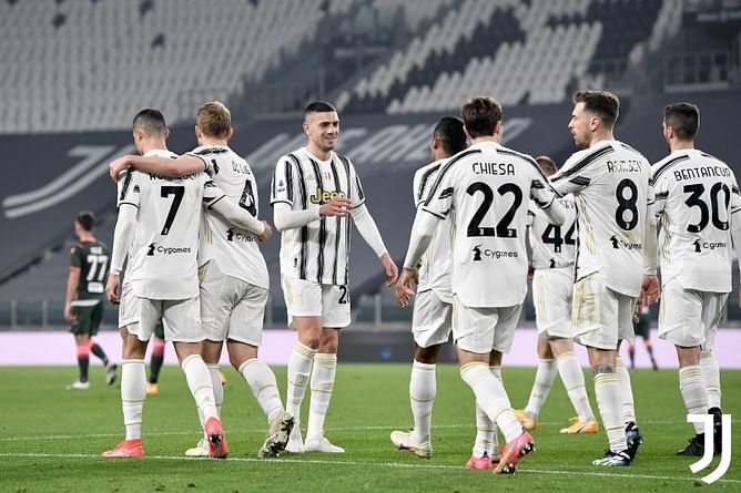 Juventus keep slim title hopes alive after 3-0 thrashing of Crotone
