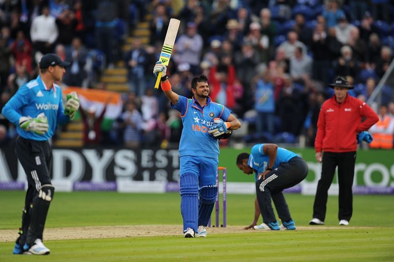 Suresh Raina has returned to form with a swashbuckling hundred in a T20 match.