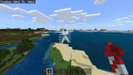Using firework rocket in Minecraft