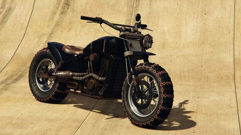 The&nbsp;Apocalypse Deathbike appears to be influenced by Daryl&#039;s bike from the TV series, The Walking Dead (Image via GTA Wiki)