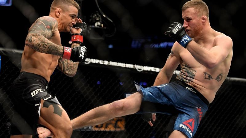 Justin Gaethje might have the heaviest leg kicks in the UFC today