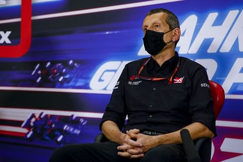 Guenther Steiner in Bahrain. Photo: Getty Images