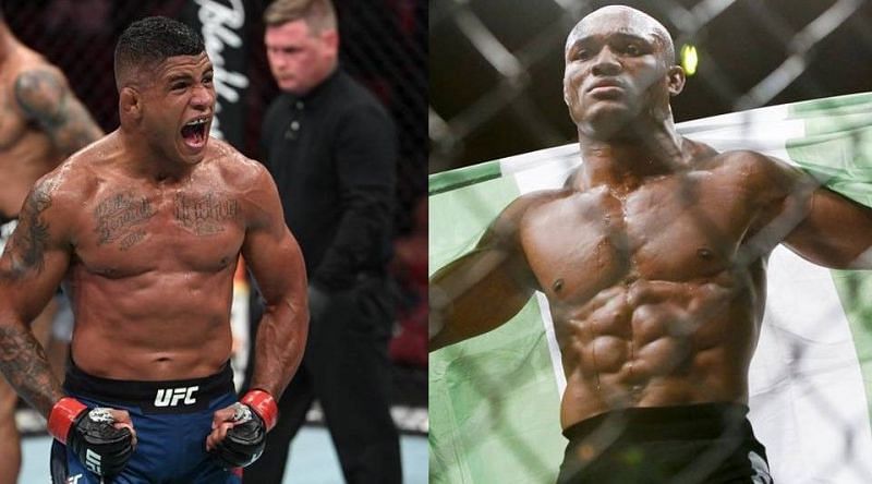 Gilbert Burns (left); Kamaru Usman (right)