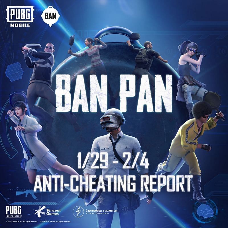 PUBG Mobile puts out weekly anti-cheating reports (Image via PUBG Mobile)