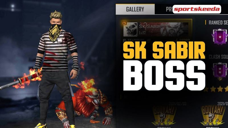 SK Sabir Boss&#039; Free Fire ID