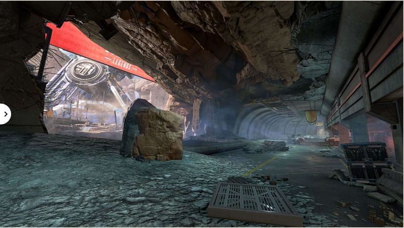 Artillery tunnel after Season 8 changes (Image via Electronic Arts)