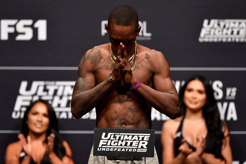 Israel Adesanya does not believe in putting on weight just to match the divisional limit