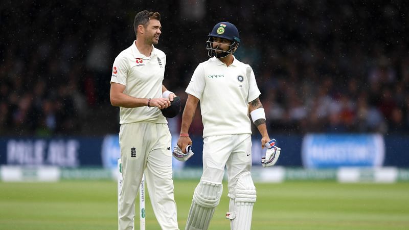 Anderson was unlucky to miss out on the prized scalp of Kohli.