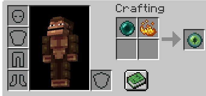 Eye of Ender Recipe (Image via Minecraft)