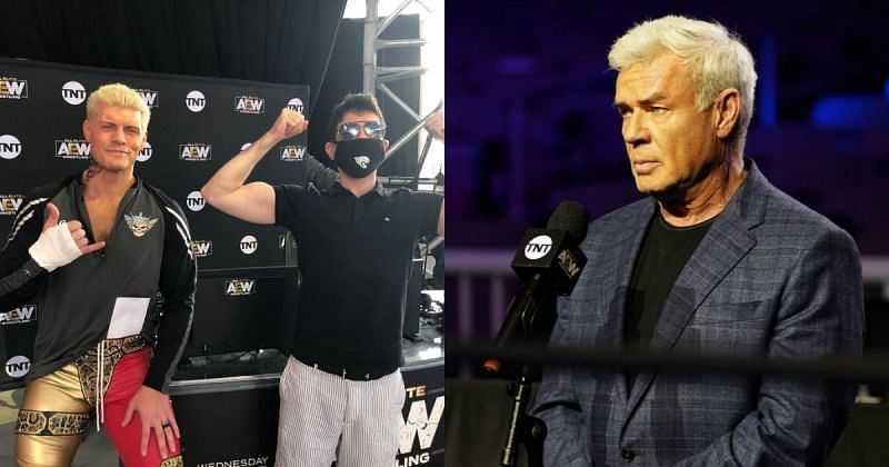 Cody, Tony Khan, and Eric Bischoff.