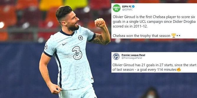 Twitter explodes as Olivier Giroud stunner leads Chelsea to 1-0 win against Atletico Madrid