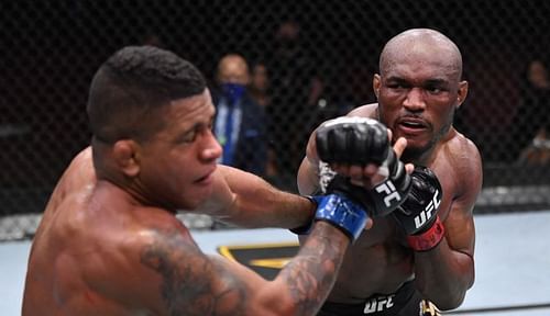 Gilbert Burns (left); Kamaru Usman (right)