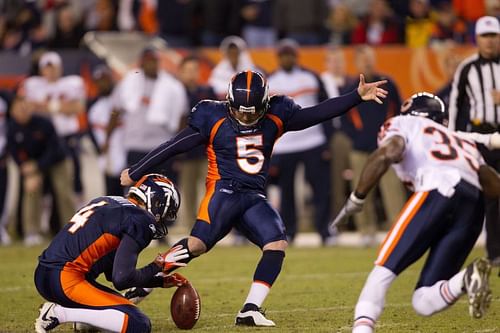 Former Denver Broncos kicker Matt Prater