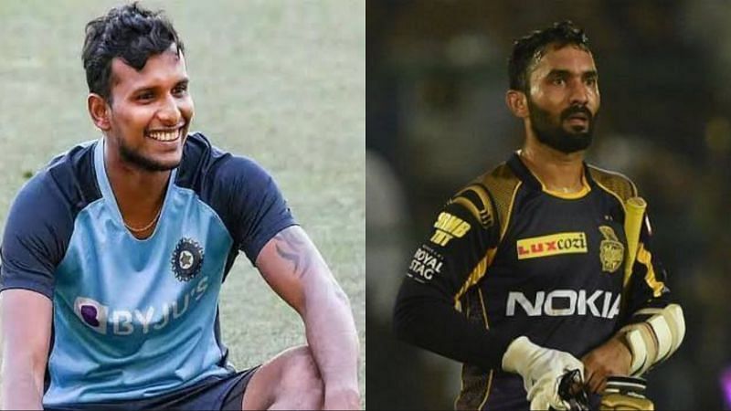 T Natarajan and Dinesh Karthik