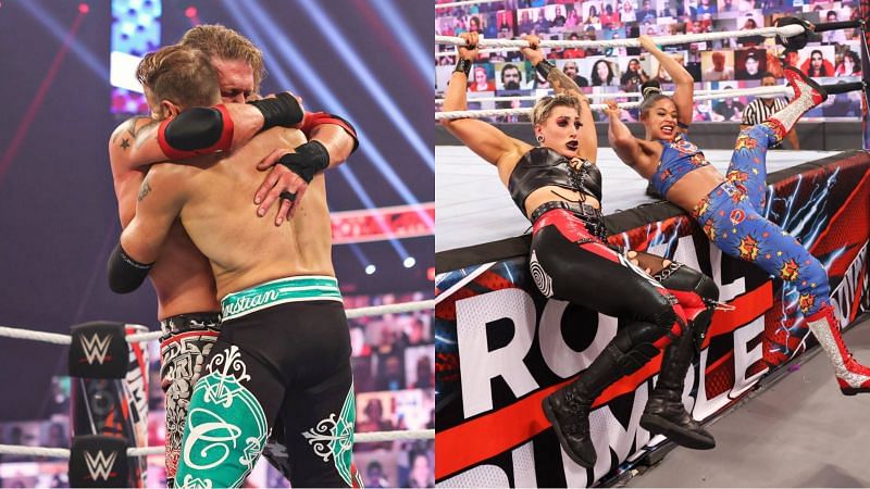 Two fan-favorite Superstars earned hard-fought victories at WWE Royal Rumble 2021.
