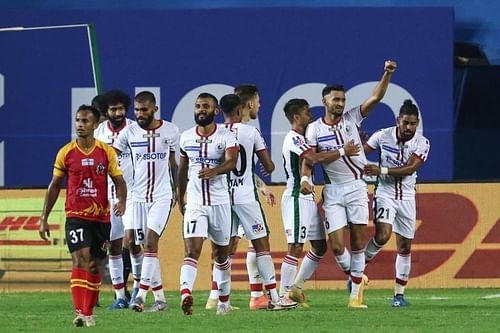 ATK Mohun Bagan cruised to a 2-0 win over SC East Bengal in the season's first Kolkata Derby. (Image: ISL)