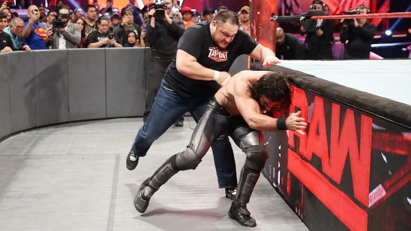 Seth Rollins and Samoa Joe in WWE